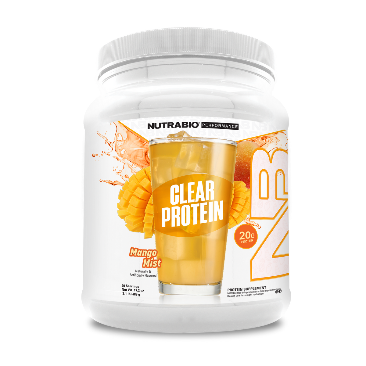 NutraBio 清澈分離乳清蛋白