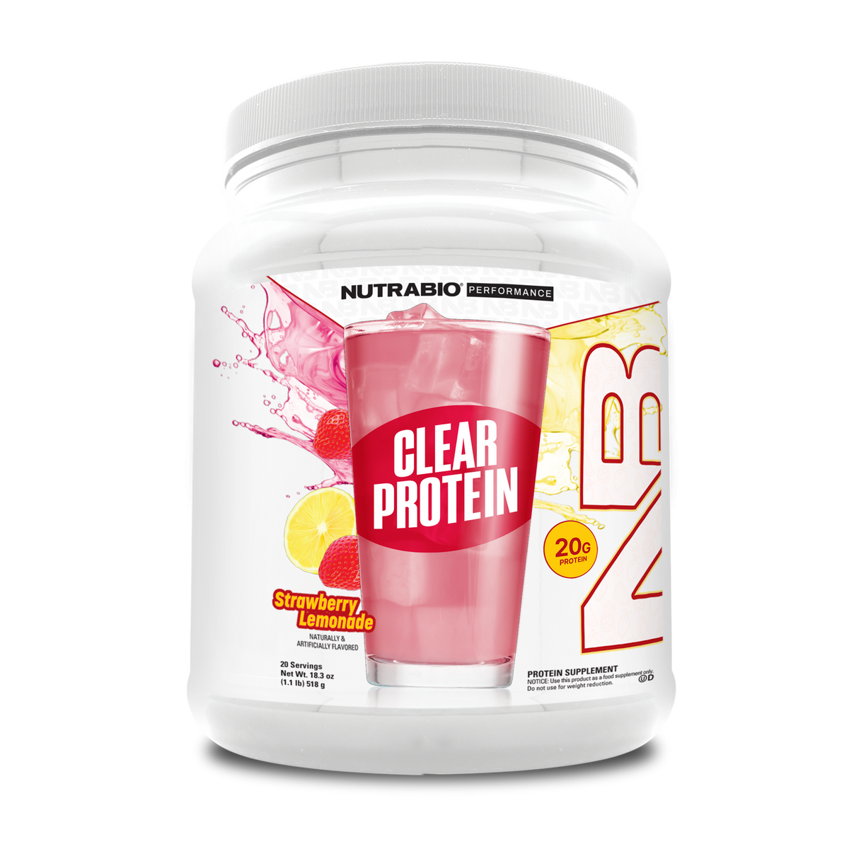 NutraBio 清澈分離乳清蛋白
