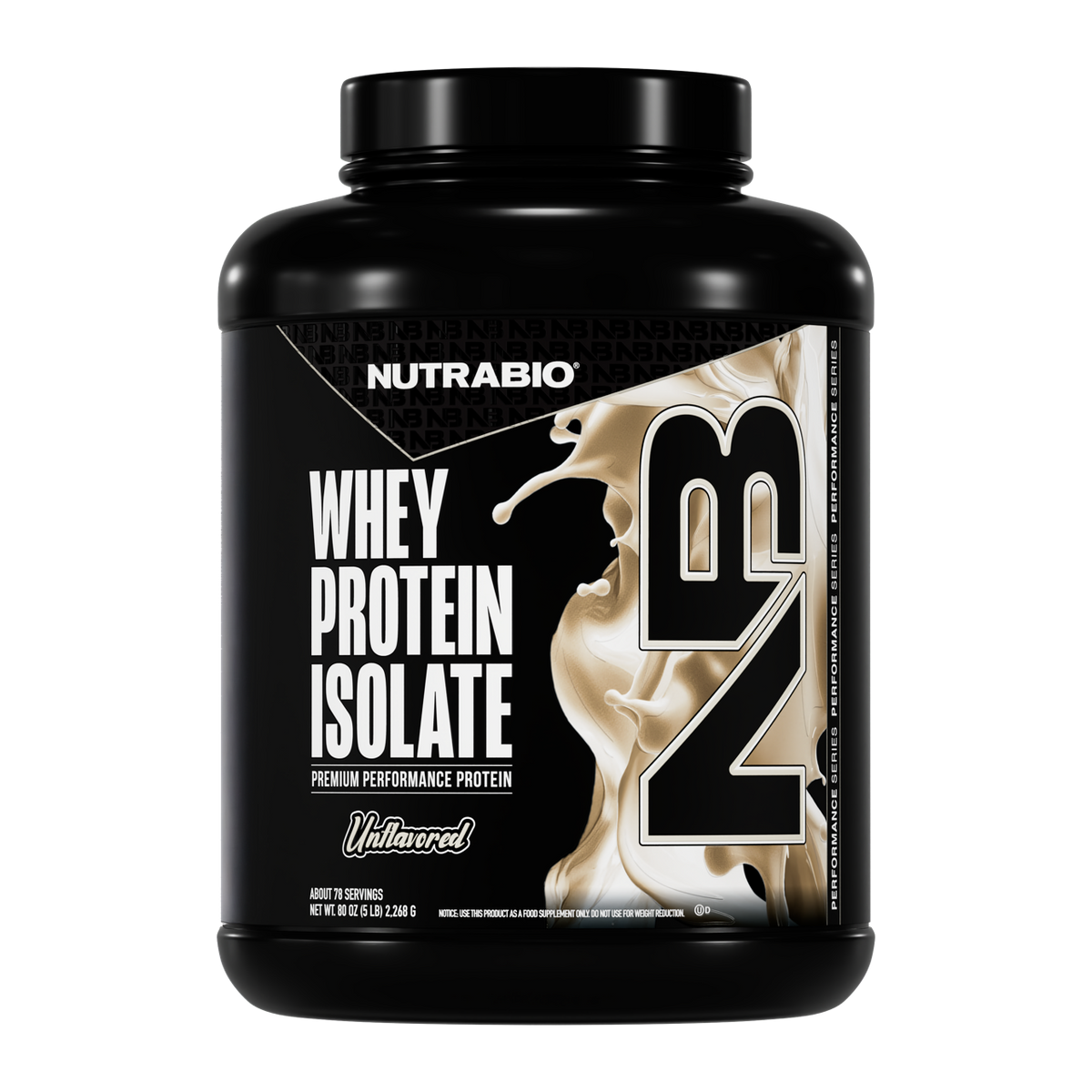 NutraBio 100% 乳清蛋白分離物