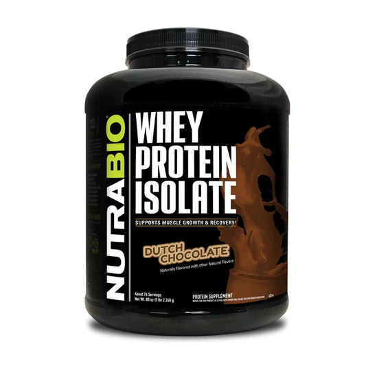 🥇 NutraBio 100% Whey Protein Isolate|極致純度.無添加.美國製造