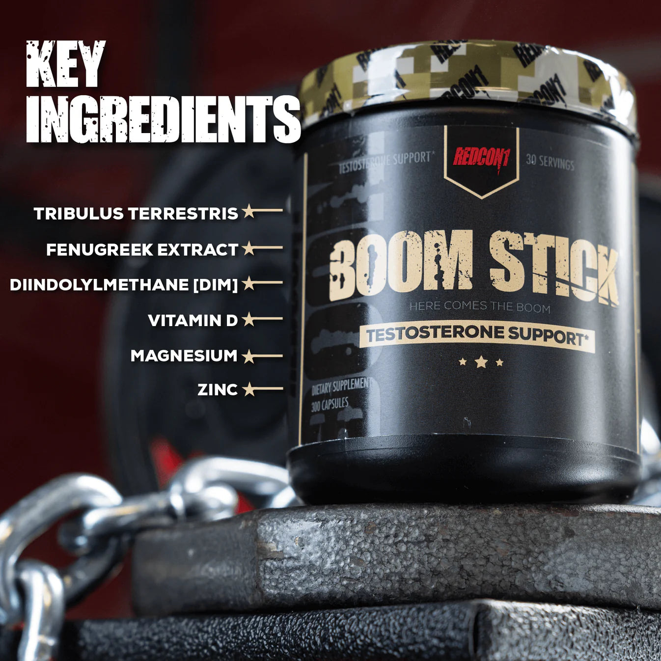 Boom Stick 睪丸酮 300 Caps