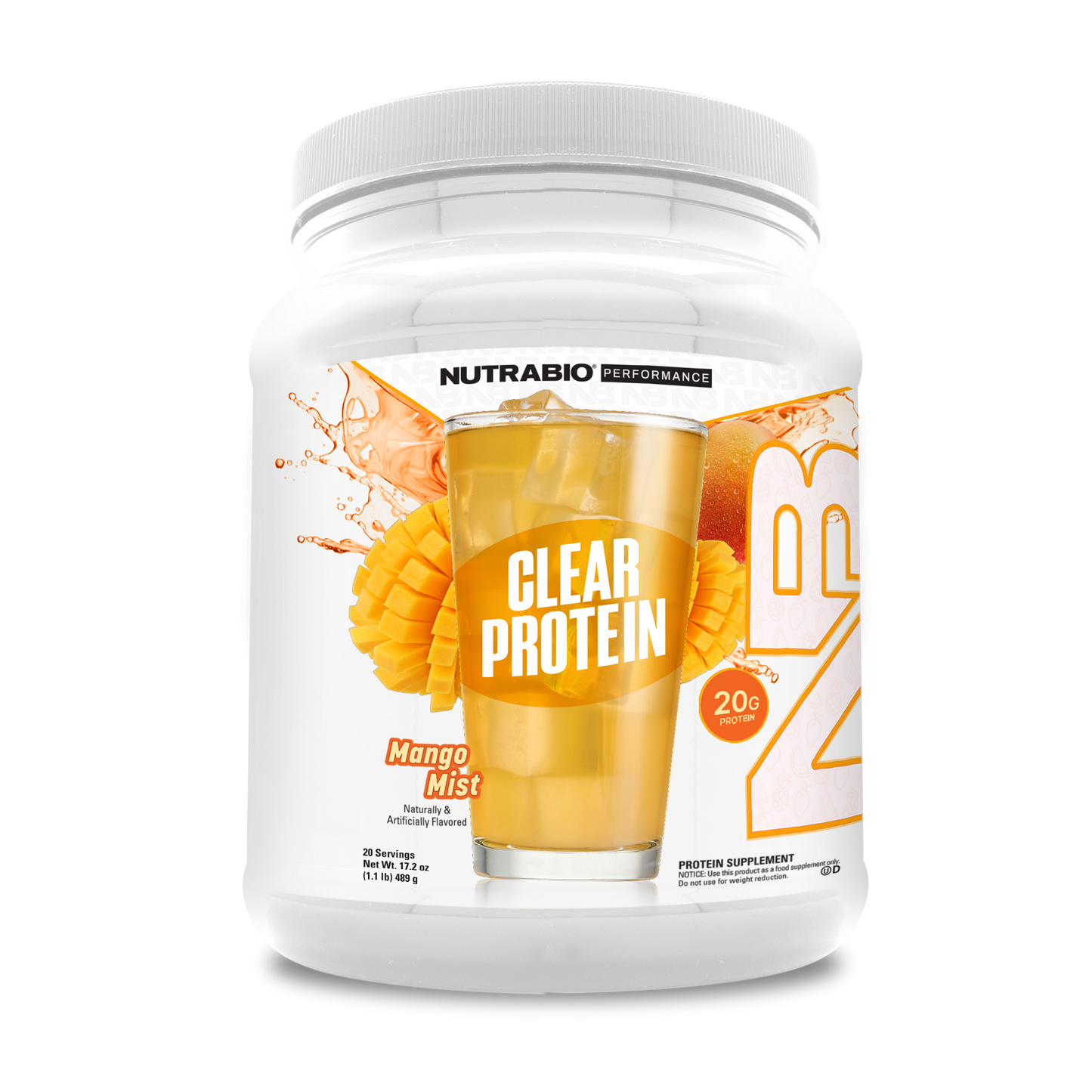 NutraBio Clear Whey Protein Isolate