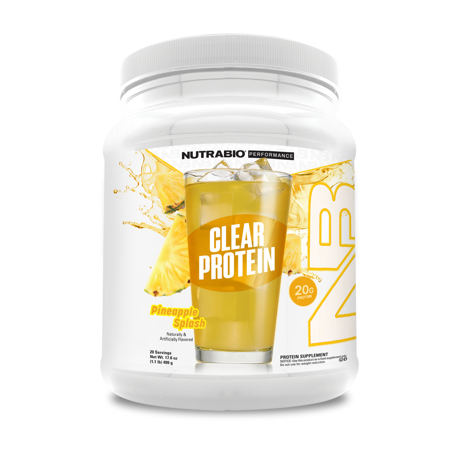 NutraBio Clear Whey Protein Isolate