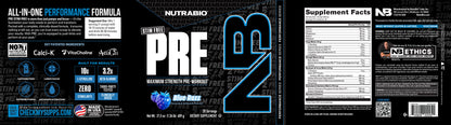 Nutrabio 無咖啡因 Pre-Workout