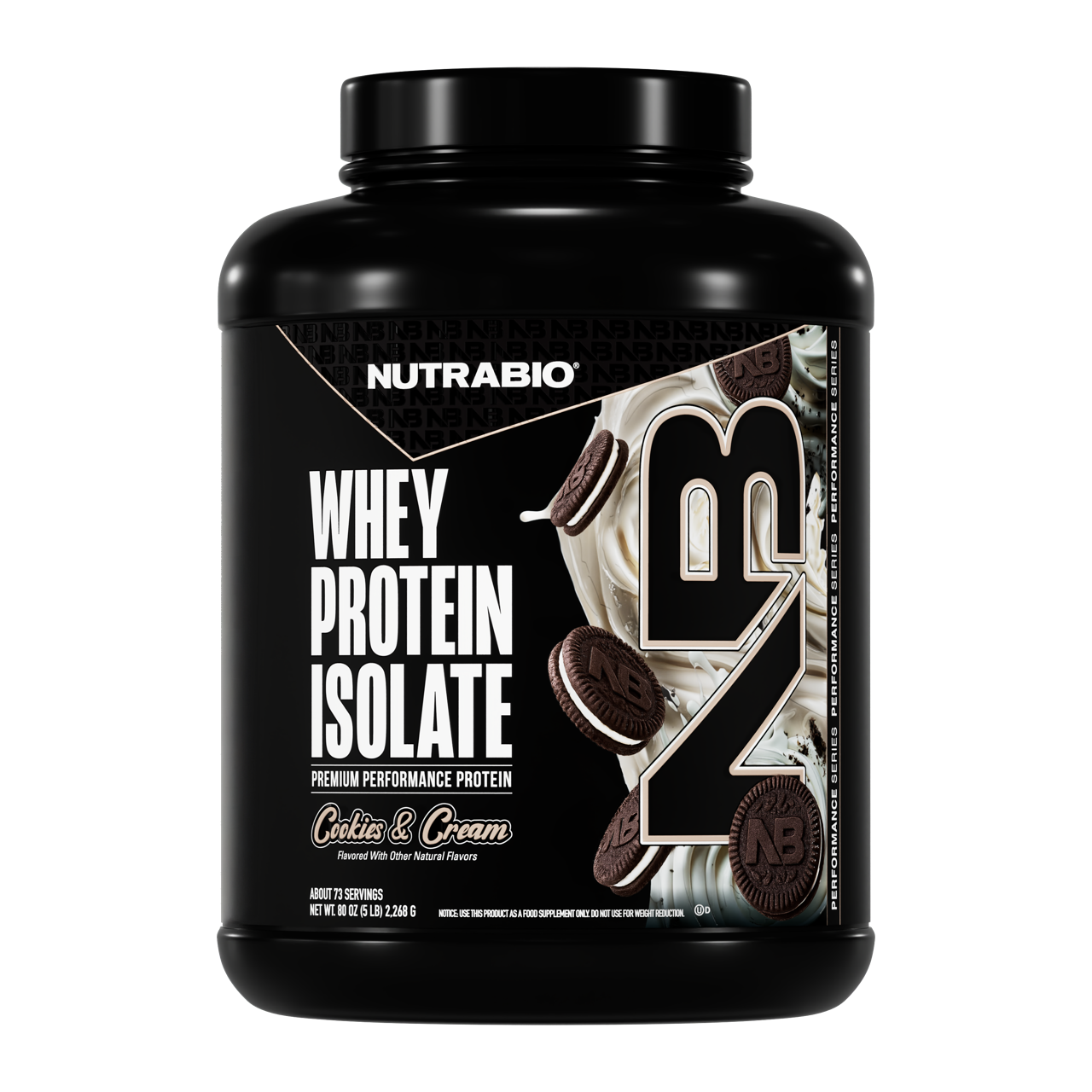 NutraBio 100% Whey Protein Isolate