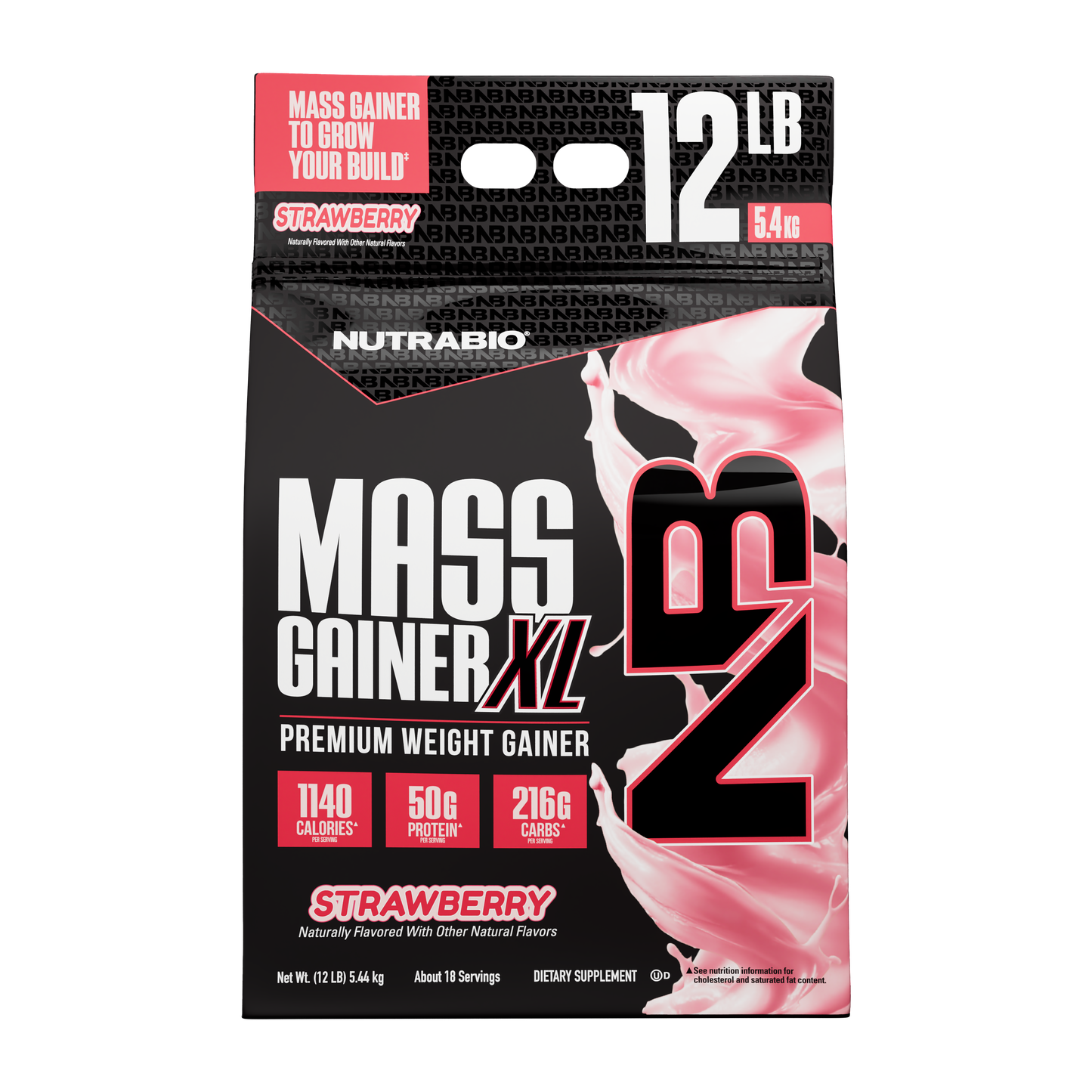 Nutrabio Mass Gainer XL 12lbs（增重粉）