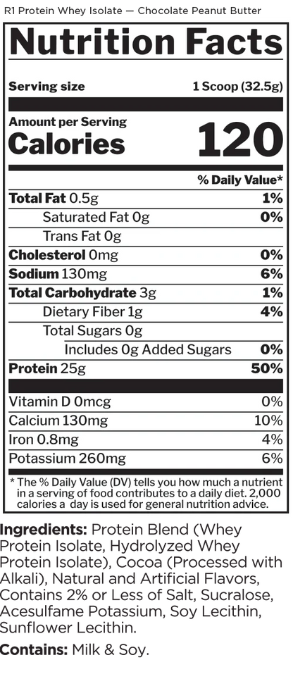 R1 Protein - Whey Isolate/Hydrolysate