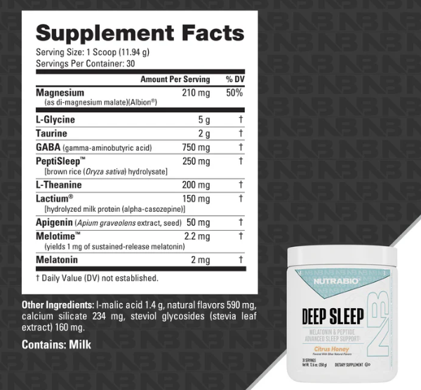 Nutrabio Deep Sleep