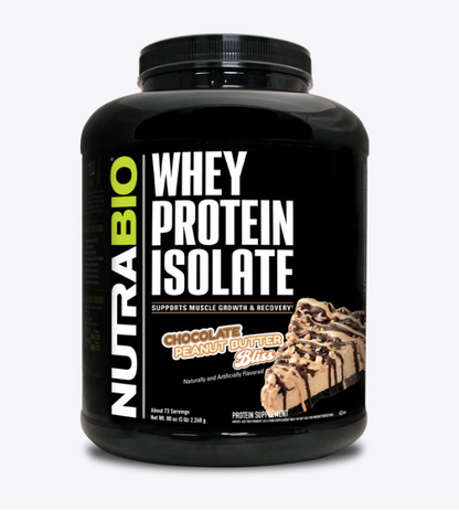 NutraBio 100% Whey Protein Isolate