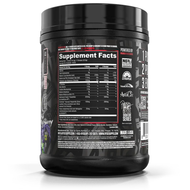 Pump Daddy無咖啡因 Pre-Workout