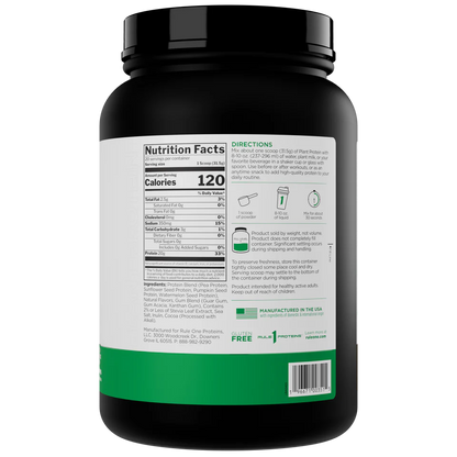 Rule 1 Plant Protein —— 全天然純植物蛋白