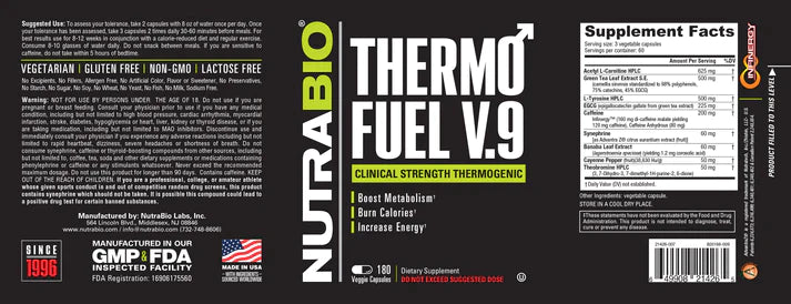 NutraBio - ThermoFuel V9