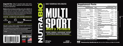 NutraBIO MultiSport for Men