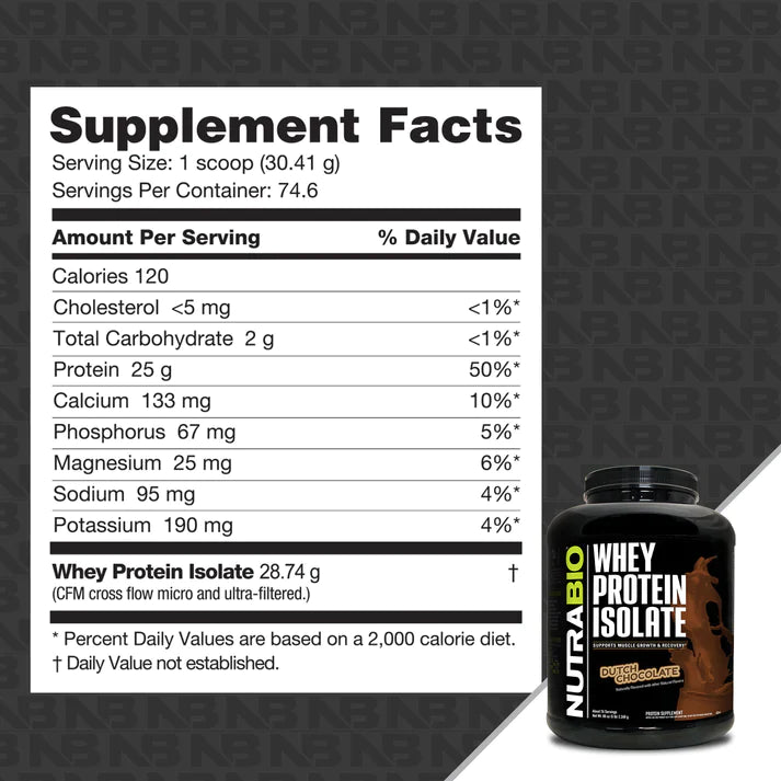 Nutrabio - Whey Protein Isolate