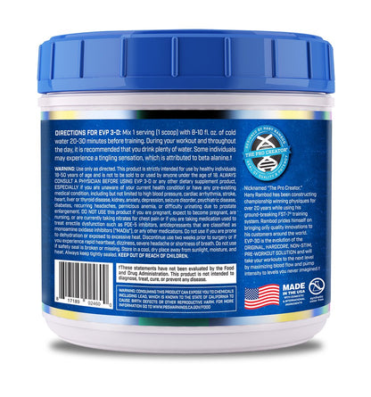 EVP-3D STIMULANT FREE PRE-WORKOUT