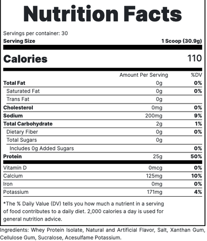 ISOTOPE 100% WHEY ISOLATE